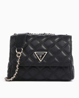 Guess Giully Mini 2 Kapaklı Kadın Omuz Çantası Black