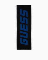 Guess Knitted Erkek Şal Black / Navy