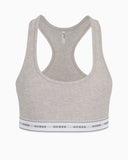 Gues Carrie Logolu Bralette Light Rock Heather