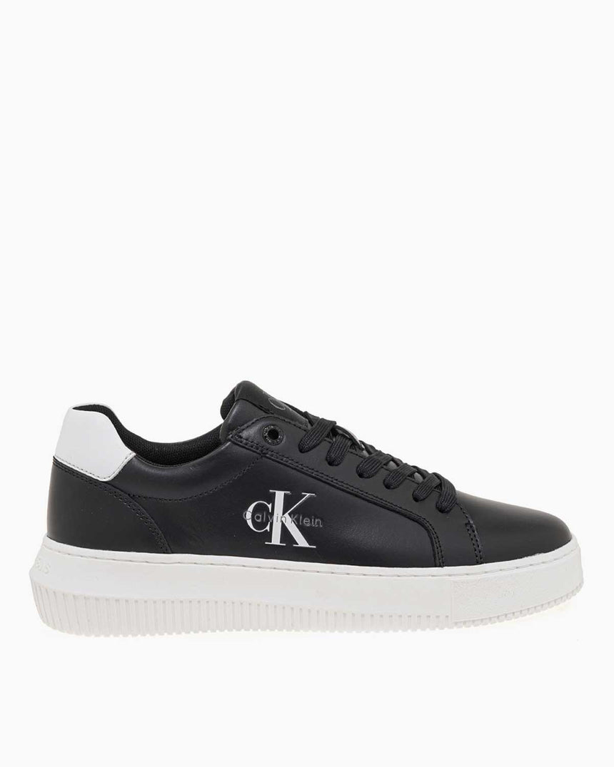 Calvin Klein Malmo Kısa Kalın Taban Kadın Sneaker Black/Bright White