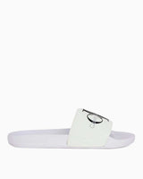 Calvin Klein Slide Monogram Erkek Terlik Bright White/Black