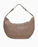 Guess Cresedia Large Hobo Omuz Çantası Dark Taupe