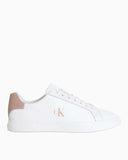 Calvin Klein Katty Deri Kadın Sneaker Lily White/Tuscany