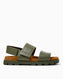 Camper Brutus Hakiki Deri Sandalet Yeşil