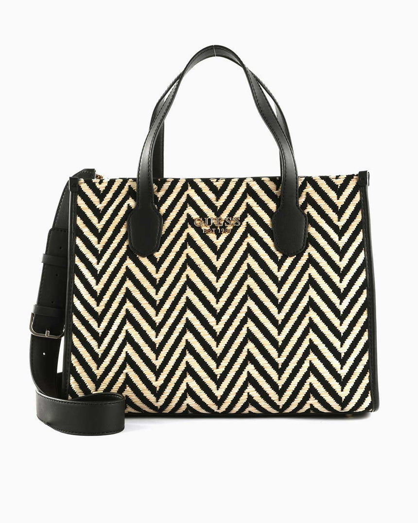 Guess Silvana Compartment El Çantası Black