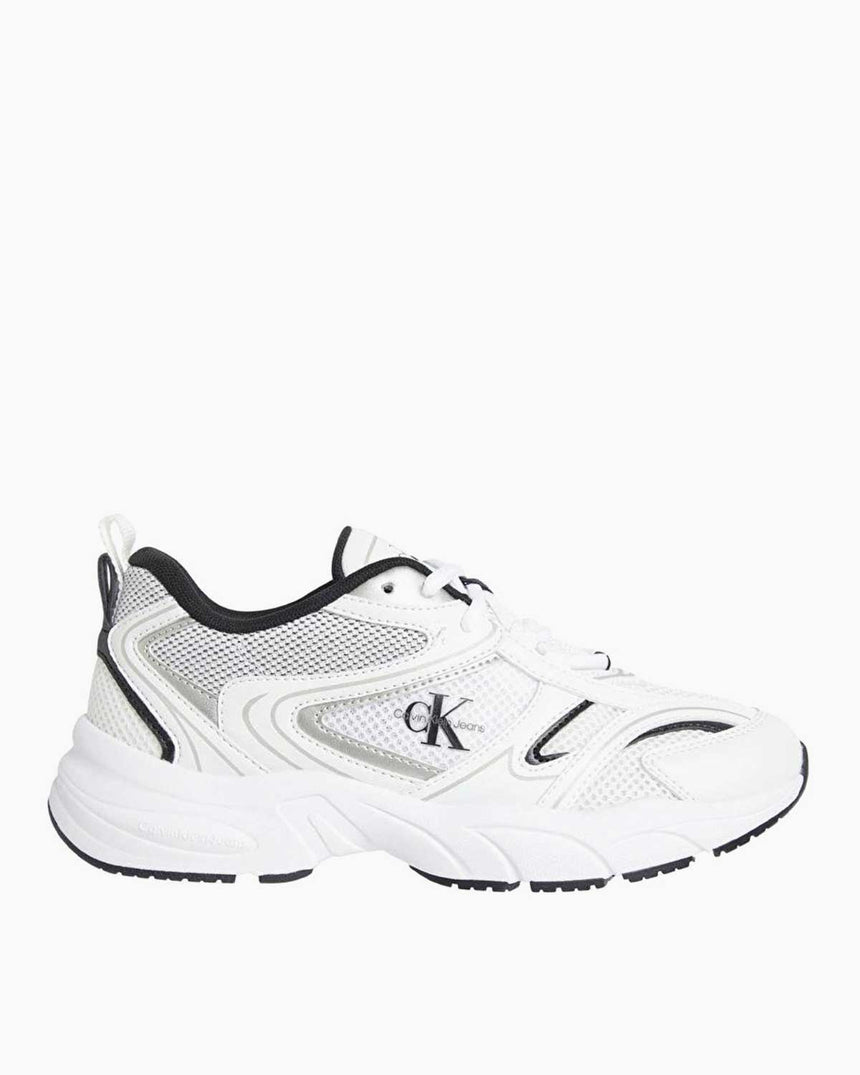 Calvin Klein Jeans Retro Tennis Logolu Sneaker Bright White/Black