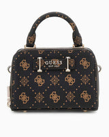 Guess Silia Mini Kadın El Çantası Espresso Logo