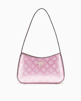 Guess Arnela Top Zip Rugan Omuz Çantası Orchid Logo