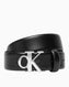 Calvin Klein Hardware Logo Tokalı 30mm Kadın Kemer BLACK / OLD SILVER