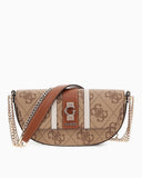 Guess Access Erenia Kadın Omuz Çantası Latte Logo