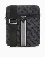 Guess Milano Monogram Çapraz Askılı Çanta Coal Black