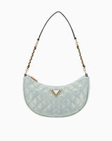 Guess Giully Üçgen Metal Logolu Omuz Çantası