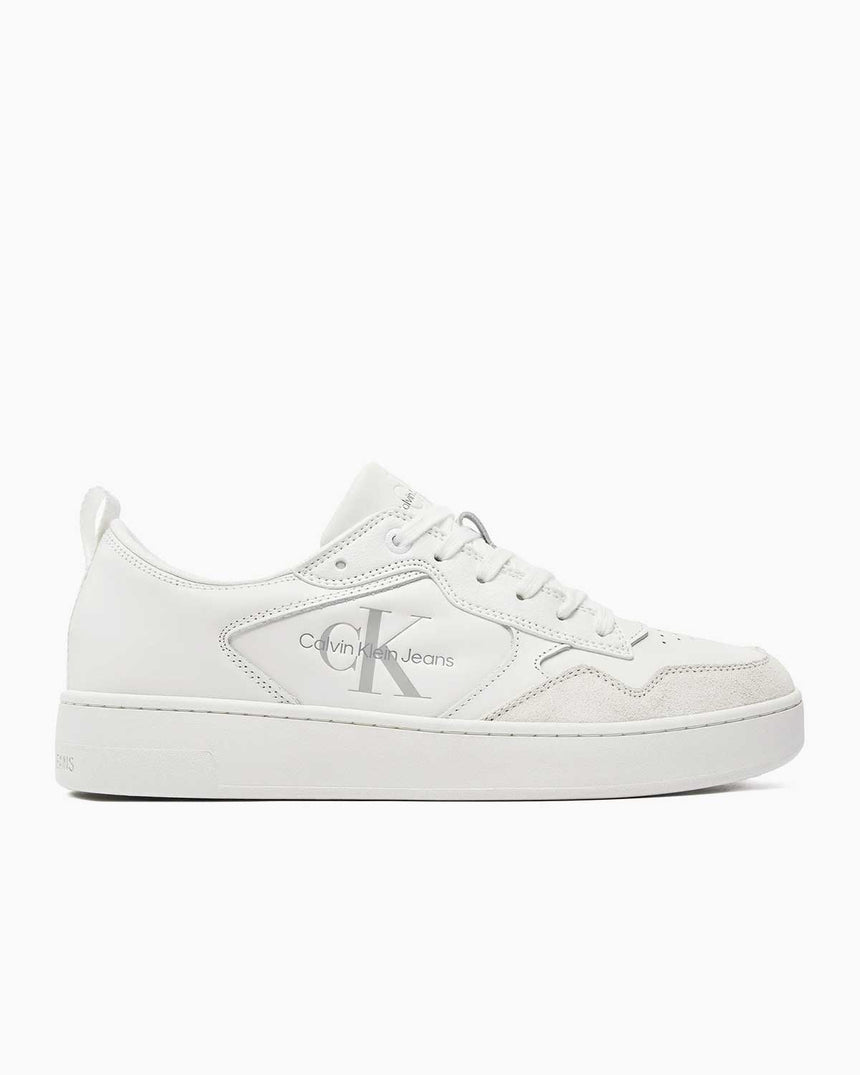 Calvin Klein Basket Cupsole Erkek Sneakers Triple Bright White
