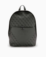 Guess Milano Monogram Baskılı Sırt Çantası Gunmetal