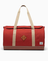Herschel Heritage Duffle Spor Çantası Red Ochre/Saddle Brwn/Wht Stch