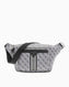 Guess Milano Maxi Monogram Bel Çantası Black/Grey