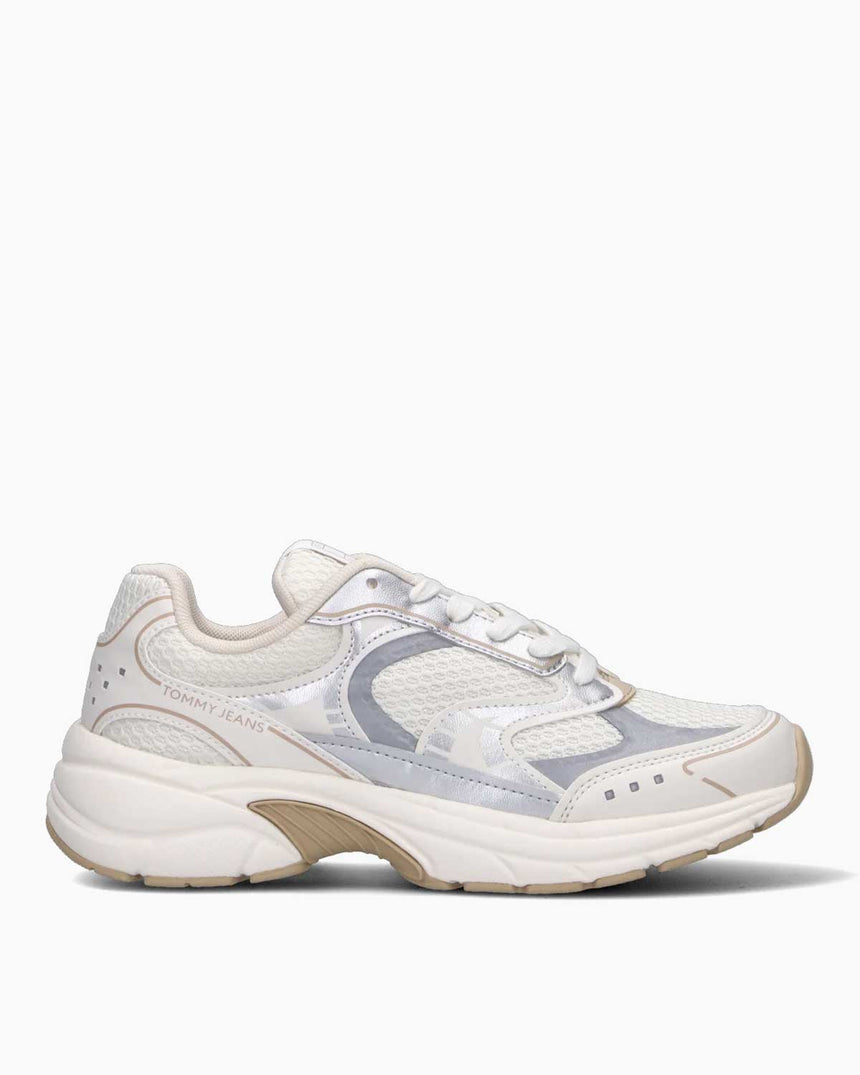 Tommy Hilfiger Arşiv 25 Kadın Sneaker Ivory/Gentle Gold