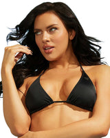 Guess Removable Triangle Padded Kadın Bikini Jet Black