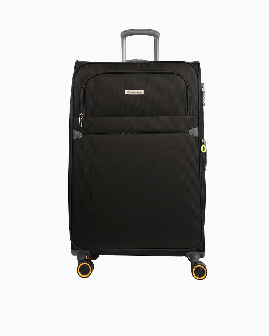 Pierre Cardin Büyük Boy Kumaş Valiz Siyah