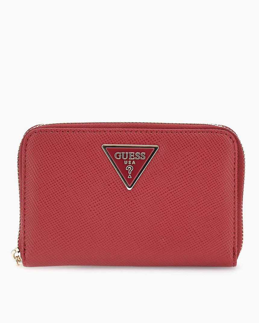 Guess Debora Fermuarlı Orta Boy Kadın Cüzdan Garnet