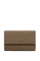 Isola Mary Kadın Hakiki Deri Cüzdan Koyu Vizon