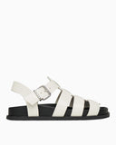 Tommy Hilfiger Bindi Patentli Kadın Balıkçı Sandalet Ivory