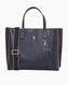 Tommy Hilfiger Distinct Satchel El Çantası Space Blue Corp