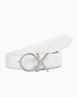 Calvin Klein Logo Detaylı Belt Kemer Bright White
