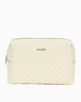 Guess Large Top Zip Portföy Çantası Ivory