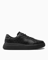 Calvin Klein Lor Top Lace Up Lth Mono Erkek Sneaker Triple Black Mono