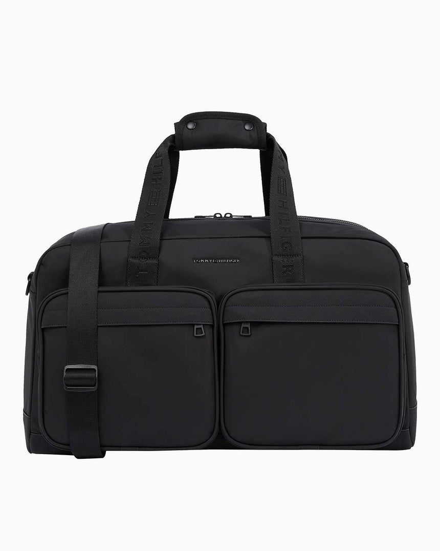 Tommy Hilfiger Repreve Duffle Weekender El Valizi Black
