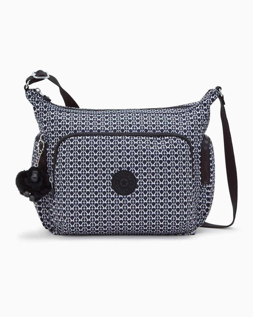 Kipling Gabbie Basic Omuz Çantası Signature Print