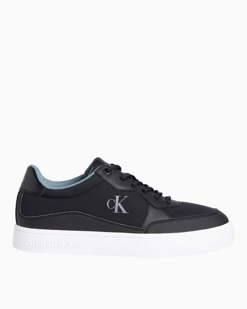 Calvin Klein Classic Cupsole Tech Ripstop Sneaker Black/Bright White/Trooper