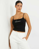 Guess Signature Ön LogoLu Atlet Jet Black A996