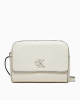 Calvin Klein Minimal Monogram Çapraz Askılı Çanta White