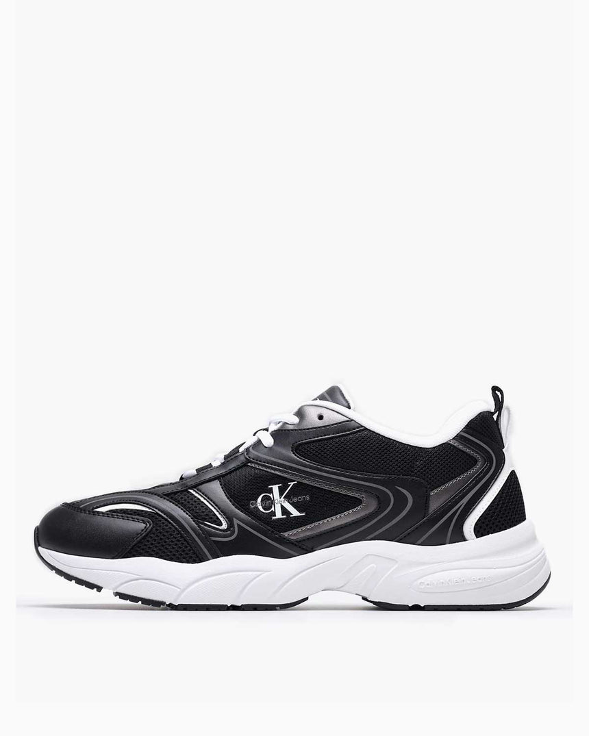 Calvin Klein Jeans Retro Tennis Mesh Sneaker Black/Bright White