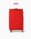 Benetton Logolu Kumaş Orta Boy Valiz Kırmızı