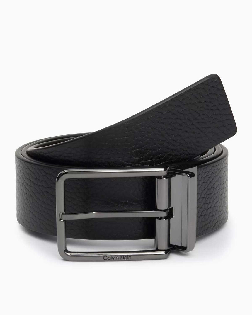 Calvin Klein Adj Rev Belt Kemer Ck Black Pebble/Dk Brown Pebble