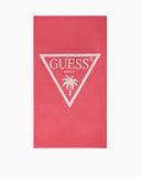 Guess Jacq Palm Triangle Plaj Havlusu Candy Neon Pink