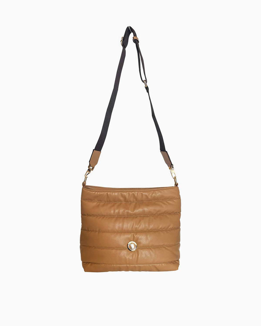 Us Polo Assn Çapraz Askılı Kadın Çantası Sütlü Kahve