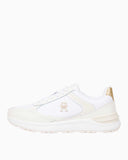 Tommy Hilfiger Casual Fashion Runner Sneaker White/Ivory Petal