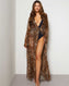 Guess Long Desenli Kimono Iconıc Leopard Combo