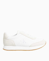 Calvin Klein Runner Lace Up Low Top Sneaker Bright White/Creamy White