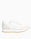 Calvin Klein Runner Lace Up Low Top Sneaker Bright White/Creamy White
