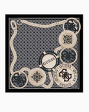 Guess Printed Kadın Eşarp Black