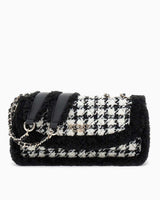 Guess Cristi Kadın Yün Karışımlı Omuz Çantası Black Multi