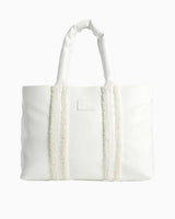 Tommy Hilfiger Cosy Up Med Tote Omuz Çantası White