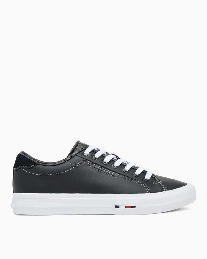 Tommy Hilfiger Dikiş Detaylı Erkek Sneaker Black