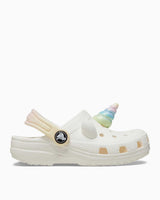 Crocs Classic Rainbow Unicorn Terlik Chalk
