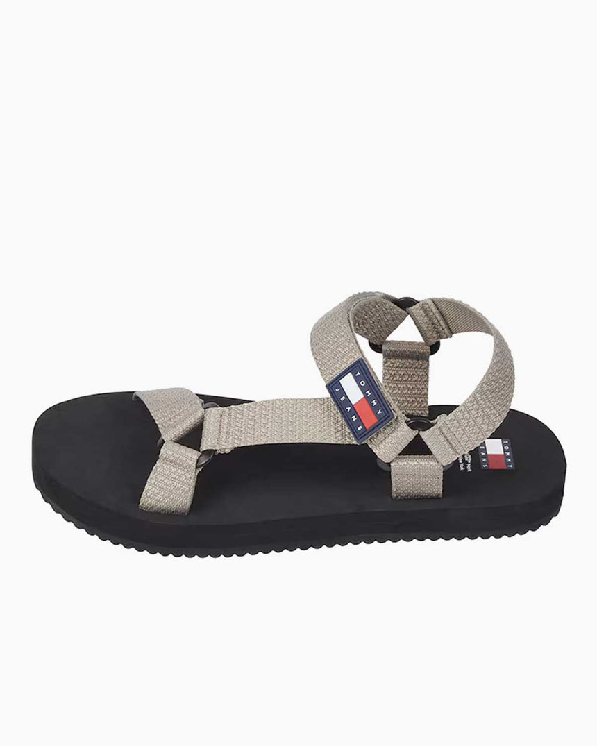 Tommy Hilfiger Casual Logolu Sandalet Grey
